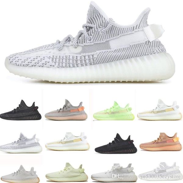 

kanye west v2 shoes clay zebra semi frozen sport shoes butter sesame designer sneakers