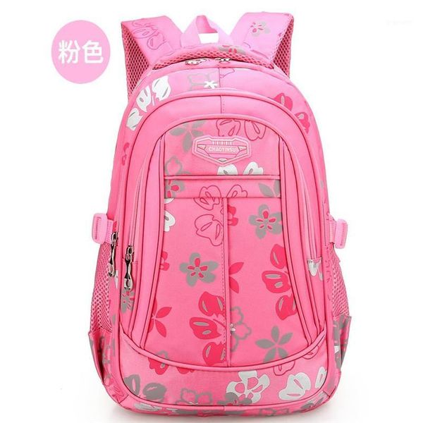

student school backpack large capacity waterproof wear-resistant schoolbag durable floral print primary school bags1