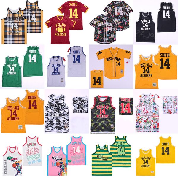 

movie film the fresh prince basketball 14 will smith jazzy jeff of bel-air graffiti anniversary belair black white yellow red green pink all