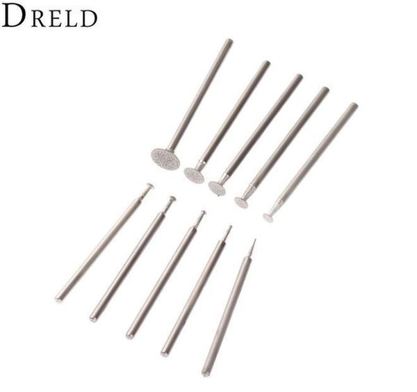 

tools dreld 10pcs dremel accesories 2.35mm shank diamond mounted point grinding head stone jade carving polishin bbyzec bde_luck