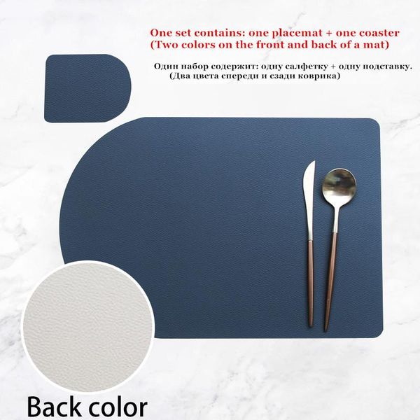 

placemat моющийся set dual side посуда pad placemat кожа тепла lnsulation водонепроницаемый non скольжению bowl coaster кухня wmthra comb201