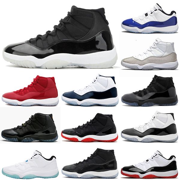 

2021 new low white bred jumpman 11s womens mens basketball shoes satin\r\r trainers sports sneakers big size us 13, White;red