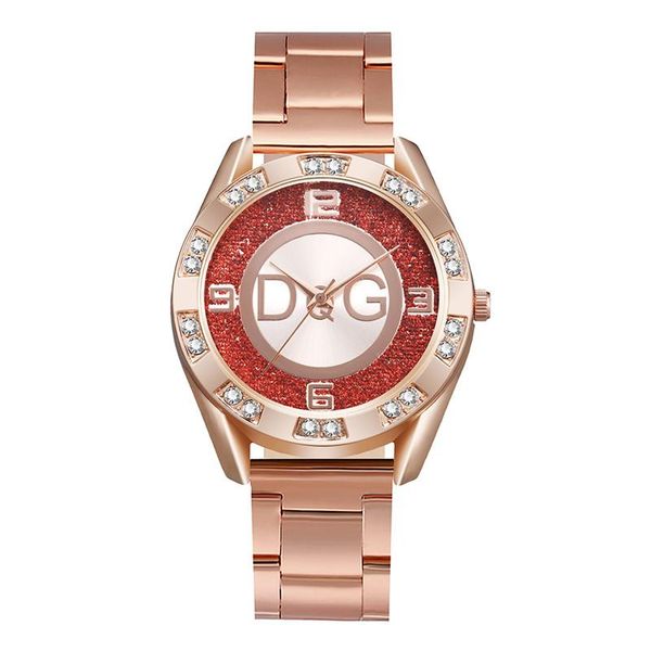 

women watches new brand fashion rhinestone stainless steel quartz ladies wristwatch montre de luxe, Slivery;brown