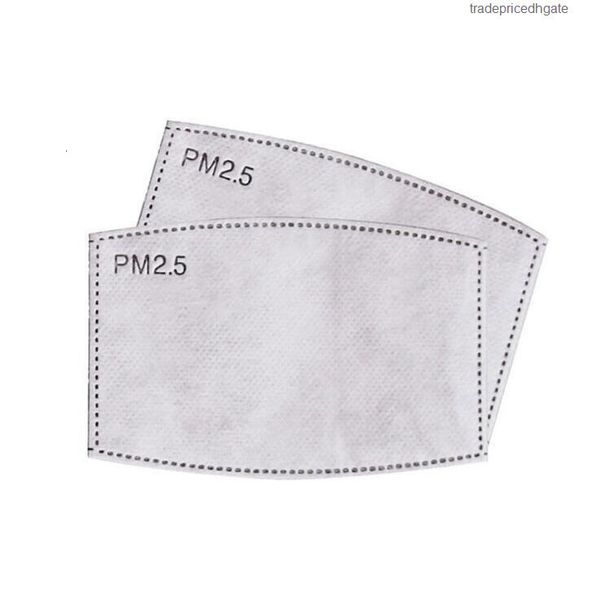 

5 ply face filter pm2.5 replaceable mask pad with activated carbon dust pm 2.5 filters breathing mouth muffle insert cca