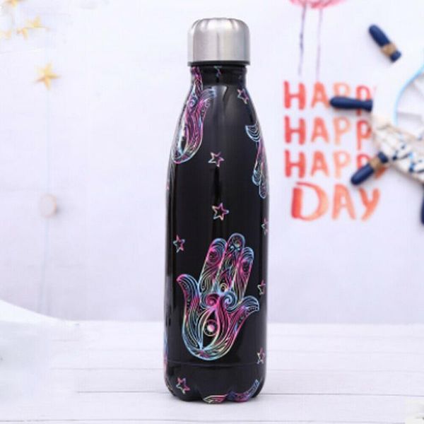 

stainless steel vacuum insulated bottle water drinks flask thermoses 500ml 0.5l1