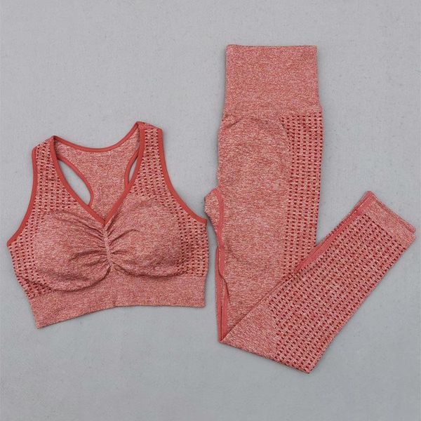 

yoga outfits 2021 vital seamless set women gym fitness clothing high waist leggings bra sports suit workout sets training sportswear, White;red