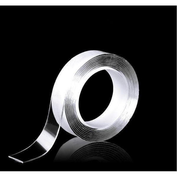 

1m 2m 5m transparent color double side removable gel nano pad grip tape & double sided viscosity sqcdro pets2010