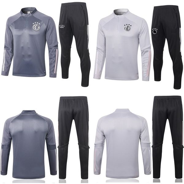 

2020 2021 kit long sleeves germany jacket uniforms tracksuits soccer jersey 20 21 men train football coat training shirt suit kit, Black