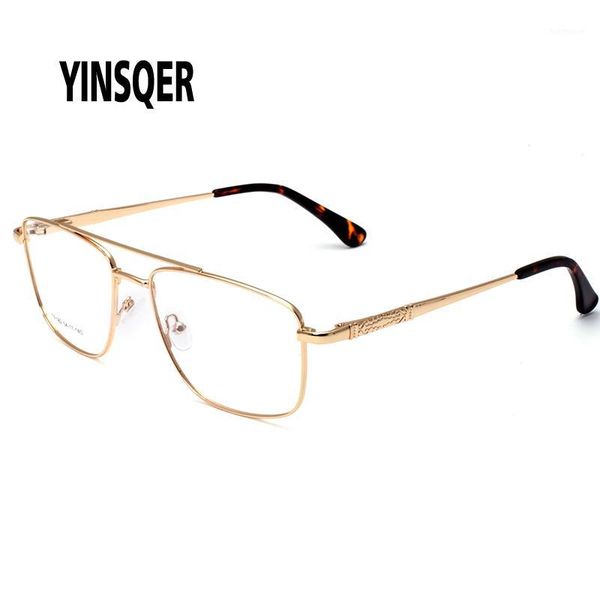 

yinsqer 2020 new korean brand design myopia glasses trendy transparent glasses women's frame for men reading eye1, Black