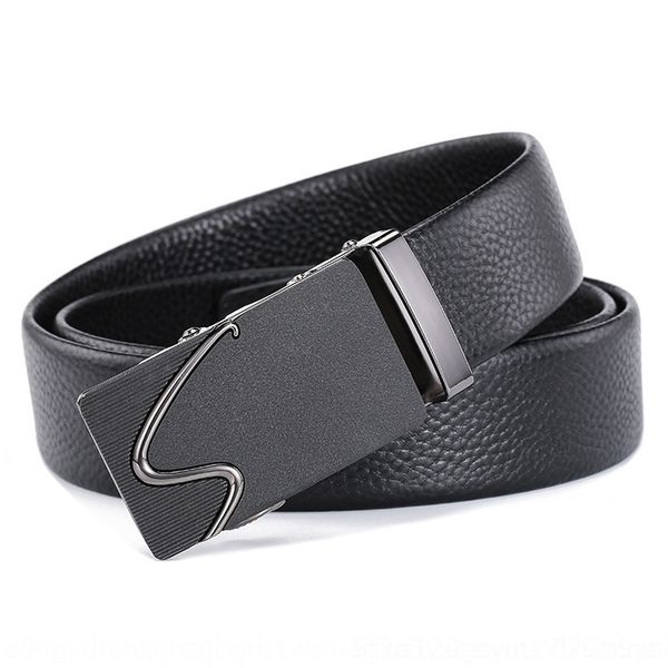 

7fbcb men's tiktok live broadcastautomatic trendy layer sale leather layer live broadcastmen's automaticbelt trendy tiktok leath, Black;brown