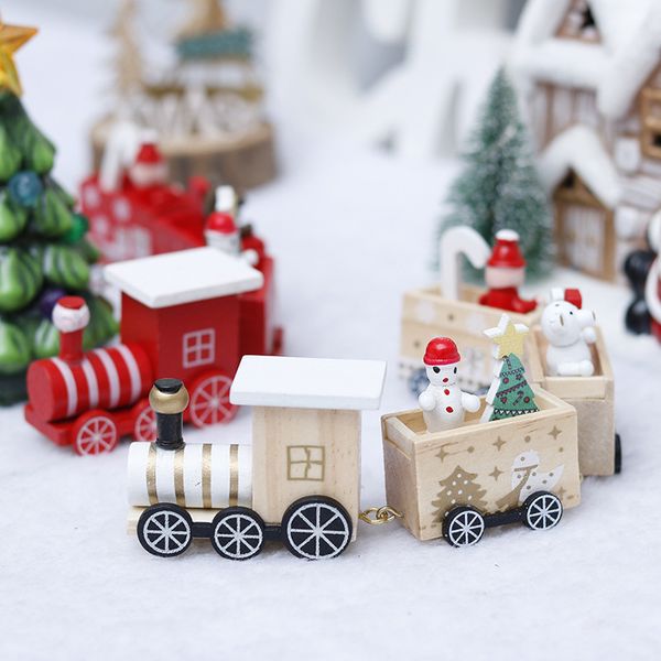 

украшения из дерева поезд 2021 merry декор для дома xmas noel подарки рождественские игрушки happy new year