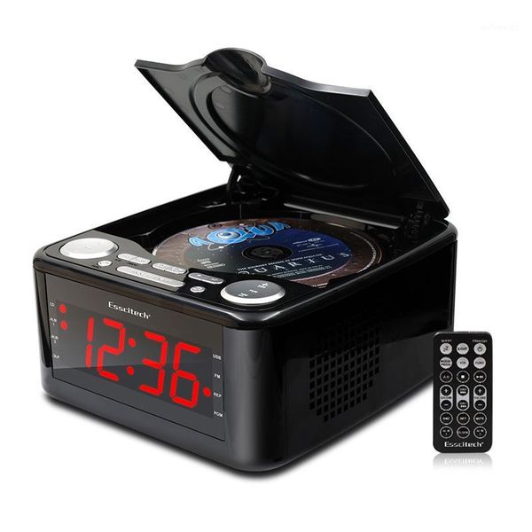 

clocked cd drive cd player, stereo speakers alarm clock usb prenatal zaojiao / wma music fm radio aux input headphone output mp31