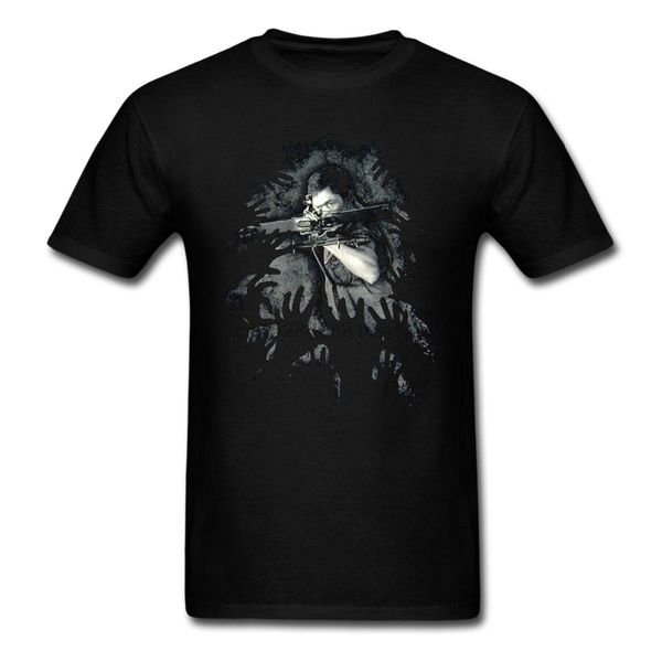 

daryl crossbow zombies twd t-shirt men and women tee sizes-xxxl sport hooded sweatshirt hoodie
