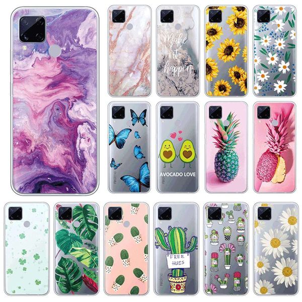 

sewqrealme 4g oppo realmec15 c15 6.5-inch soft tpu shockproof silicone mobile phone cover,vtrvgt