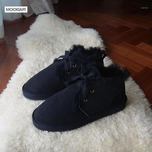

in 2020, china's latest sheepskin and fur women's snow boots, pure wool women's barrel snow boots, 6 colors, delivery1, Black
