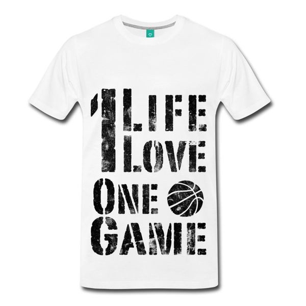 

basketballer one life one game men's t-shirt tee shirts t shirt short sleeve loose clothes white style sport hooded sweatshirt hoodie