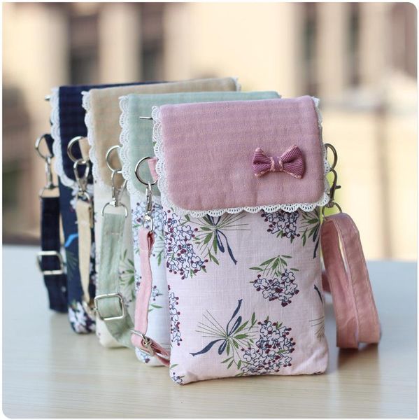 

casual floral bow princess women's coin purse change wallet small money bag phone pouch carteira bolso bolsa feminina for girls