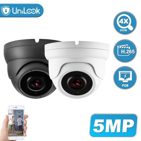 

unilook 5mp poe ip camera 4x zoom 2.8-12mm lens wide angle onvif hikvision compatible cctv security camera ip67 h.2651