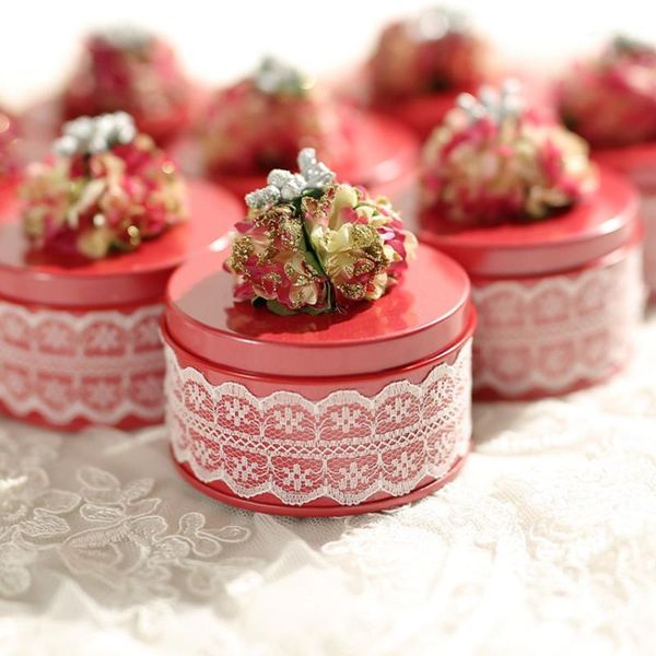 

20pcs/lot european candy box wedding iron box creative mariage christening birthday chocolate gift bags & wrapping supplies1