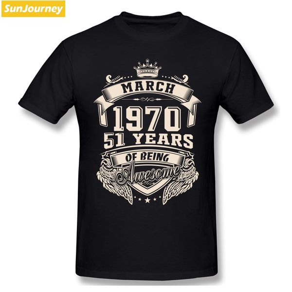 

custom logo born in march 1970 51 years of being awesome t shirt plus size custom short sleeve t shirt sport hooded sweatshirt hoodie