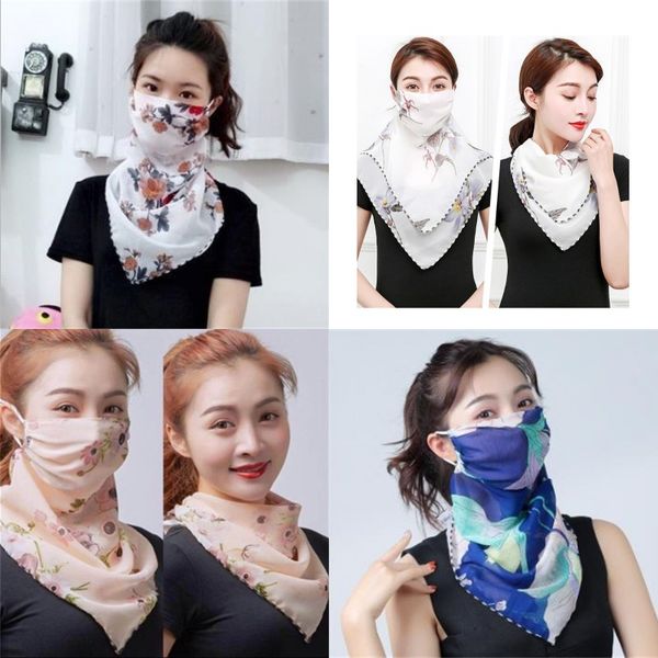 

fashion windproof scarf face masks soft chiffon flower print warm neckerchief sunscreen mouth mask for womens ladies 4 1yr e1