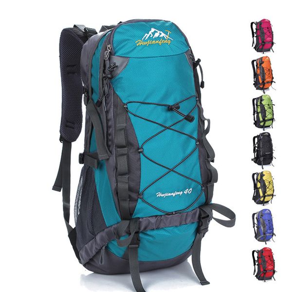 

2019 new outdoor sports bag trekking driving rucksuck large capacity hiking backpacks men waterproof women camping bags men backpack