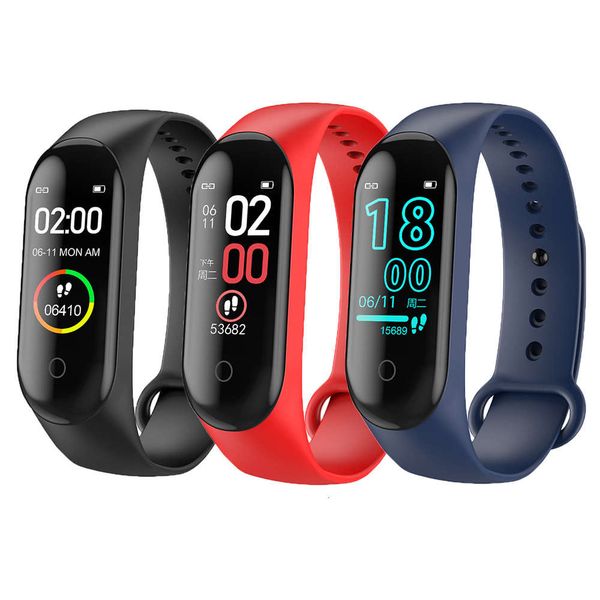 

m4 smart bracelet 2019 new waterproof bluetooth step call reminder sports watch