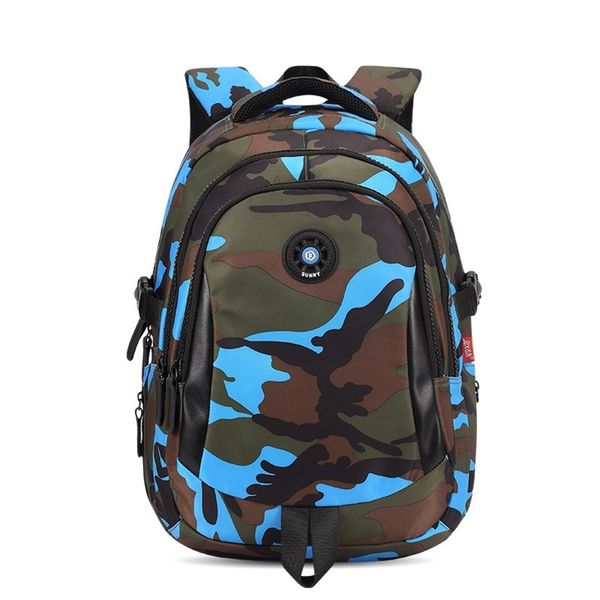 

brand orthopedic camouflage children school bags backpack mochila for teenagers kids boys girls lapbag knapsack satchel y200706