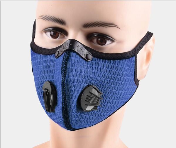 

face dust bike active carbon mask cycling with filter breathing valve anti-pollution protective sports ear loop mas