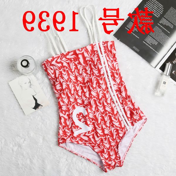 

new gathered all in one print for women and swimsuit bikini