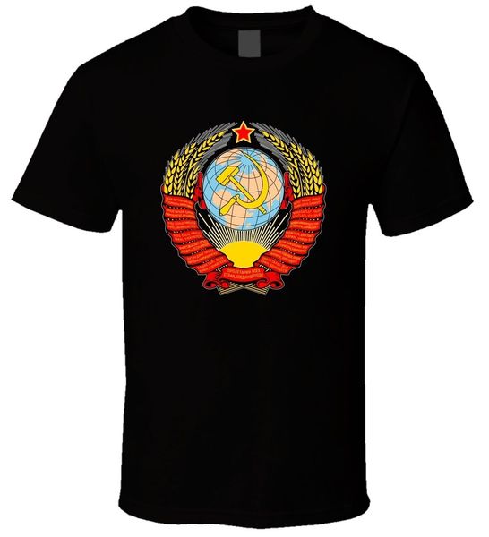 

russian coat of arms ussr black men t shirt size s 3xl tee humor men crewneck t shirts plus size sport hooded sweatshirt hoodie