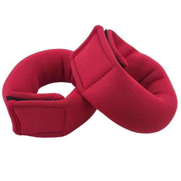 

sports wristband men 254g wrist sandbag bodybuilding sport sand weight straps fitness bracelet wrist support, Black;red