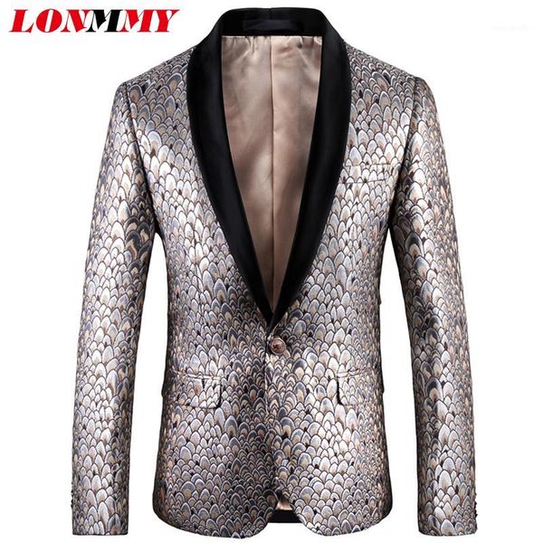 

lonmmy dress blazer men suits flake design 100% cotton stage wear mens blazer jacket casaco masculino slim fit clothes 20181, White;black