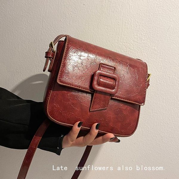 

shoulder bags niche design high-end women bag 2021 fashion crossbody korean all-match western style square width: 18cm