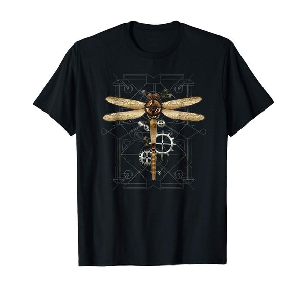 

steampunk dragonfly vintage gears goth men hoodie designers t shirts sweatshirt