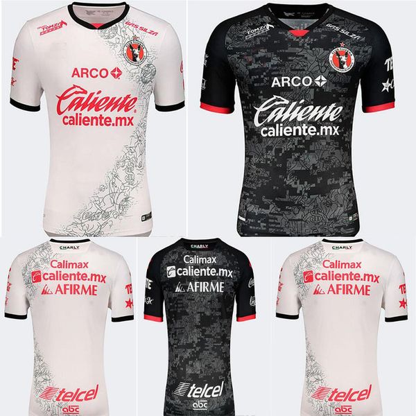 

0 21 liga mx club tijuana soccer jerseys 2020 2021 home red lucero rivero bolanos soccer shirt tijuana away football uniform, Black;yellow