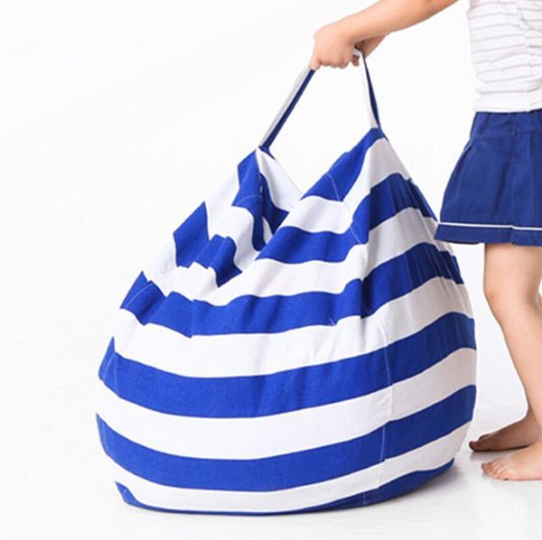 

63cm portable kids clothes plush toys storage bean bags bedroom stuffed animal room mats lx4709