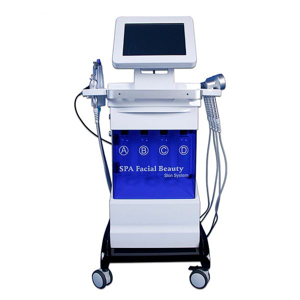 

hydro dermabrasion skin rejuvenation water peeling diamond microdermabrasion facial peel hydrafacial skin beauty machine#001, Black;white