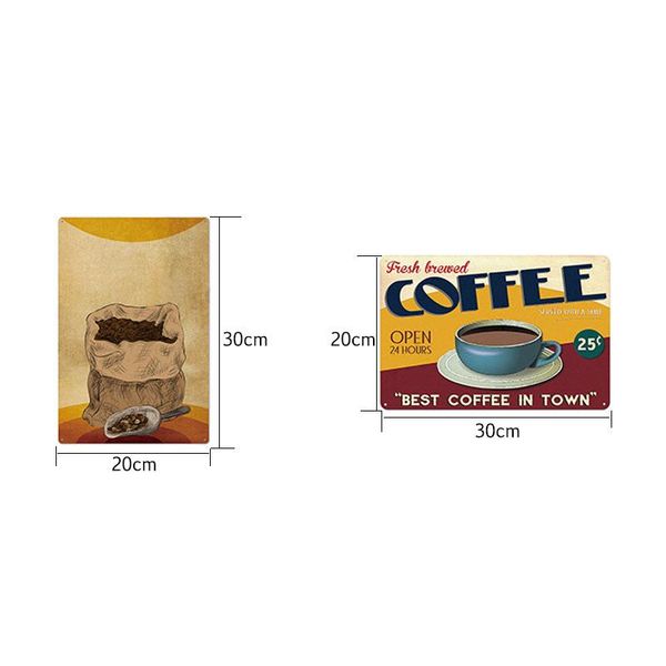 

вход бар декор налет тарелки урожай pub плакат кофе стен ретро декоративное клуб кафе 2030cm кухня металл главной bbymft hotclipper