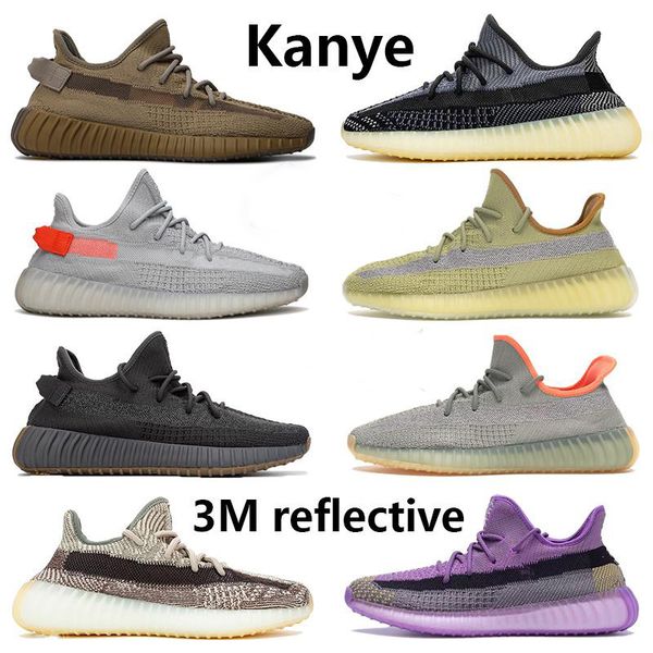 

new kanye asriel israfil cinder marsh reflective men running shoes yeshaya yecheil zyon oreo linen desert sage flax women trainer sneakers