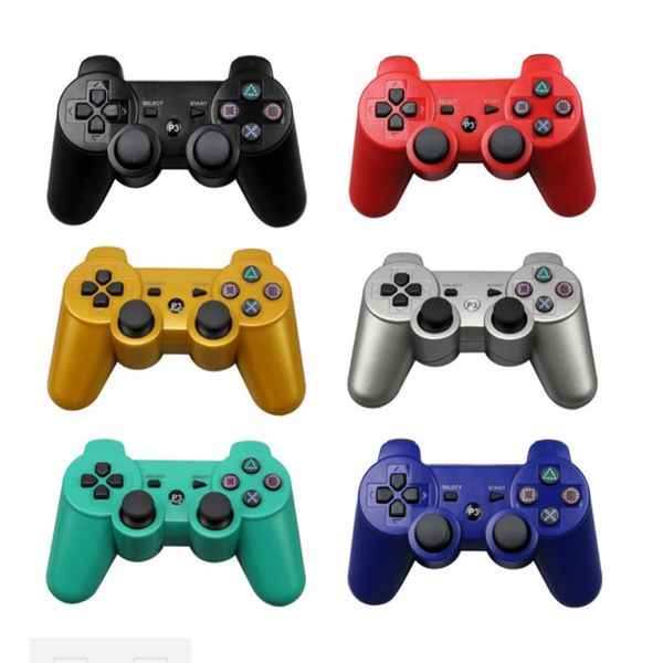 

wireless gamepad joystick game controller for sony ps3 controller dual vibration joystick gamepad for playstation 3 controller opp bag packa