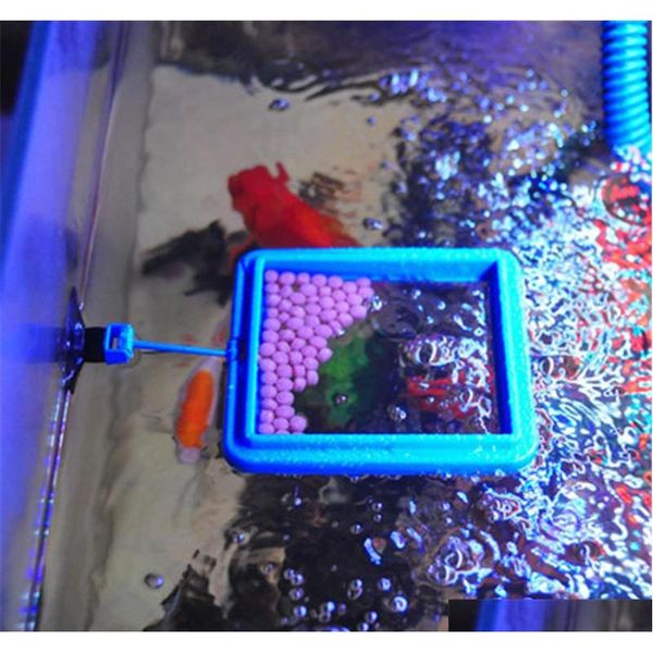 

nicrew aquarium feeding ring fish tank floating food tray feeder square circle accessory water plant buoya qyldea bdenet