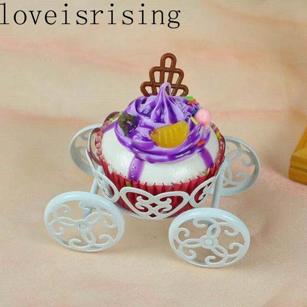 

other festive & party supplies 10pcs baby shower cupcake stand wedding decor cake dessert display tray vintage stye metal craft plate tool