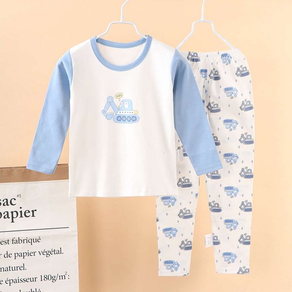 

warm men's women's cotton underwear trousers set spring and autumn clothing children's home cloth baby, Blue;red