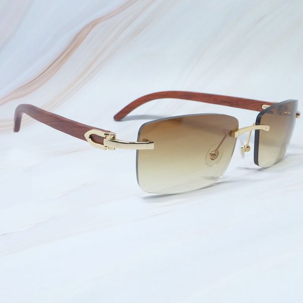 

sunglasses 2021 mens rimless wooden carter`s fashion summer shades color craved wood luxury sunglass for women gafas de sol, White;black