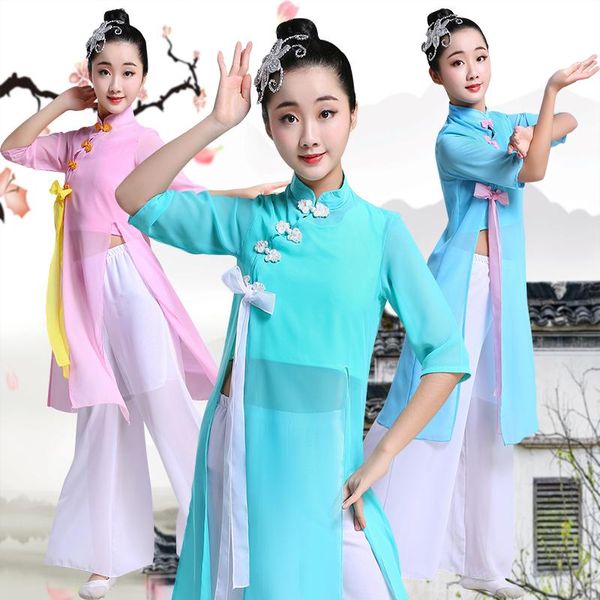 

stage wear kids ancient chinese costume for girls hanfu dress oriental dance costumes, Black;red
