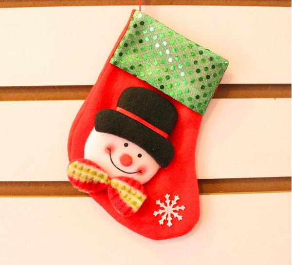 

1 шт 2016 новый рождественские украшения носки снеговик рождественские подарки пожилой медведь deer для фестиваль партии украшение bbymcs lg