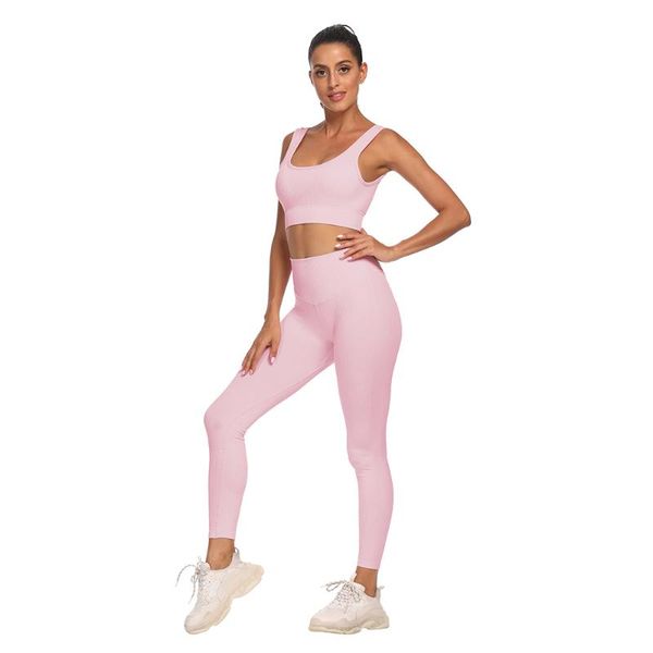 

yoga outfits -selling sports fitness tight bulift sweat abs yarn vertical seamless pants set ry9094, White;red