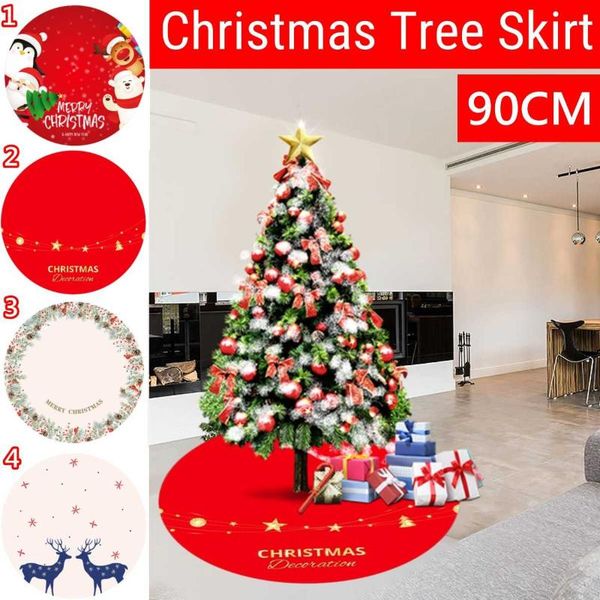

new christmas tree skirt xmas shopping mall l home decoration 90cm christmas tree decor 2020 merry ornament