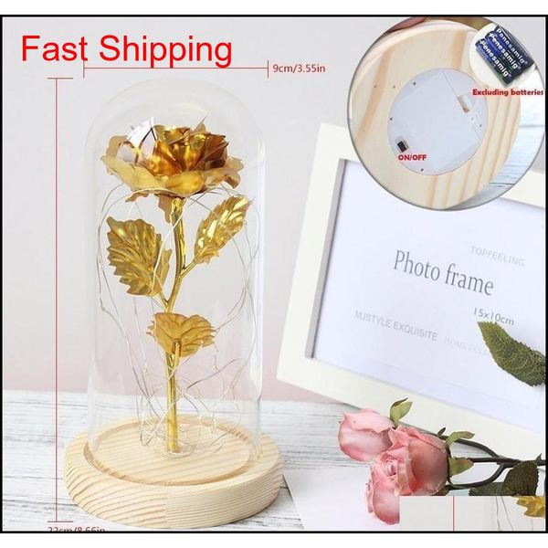 

beast a glass rose medium the dome on valentines for and base gifts in beauty gift red day jllgqw yummy_shop